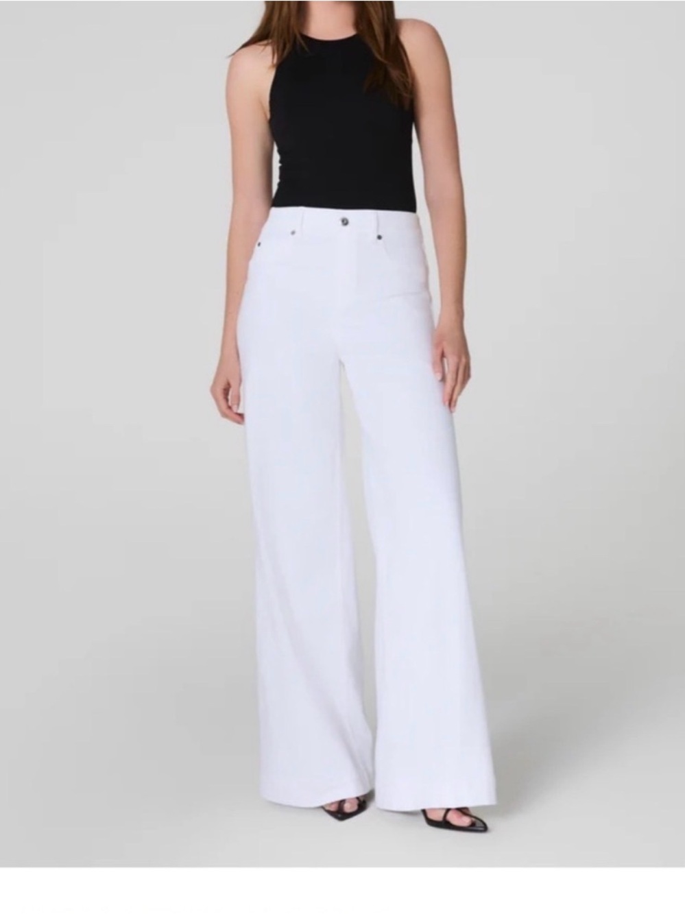 Spanx Spanxshape Everywear white Wide leg denim size XL